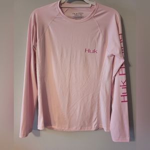 Huk/ Pink Long Sleeve Shirt/ Womans Medium